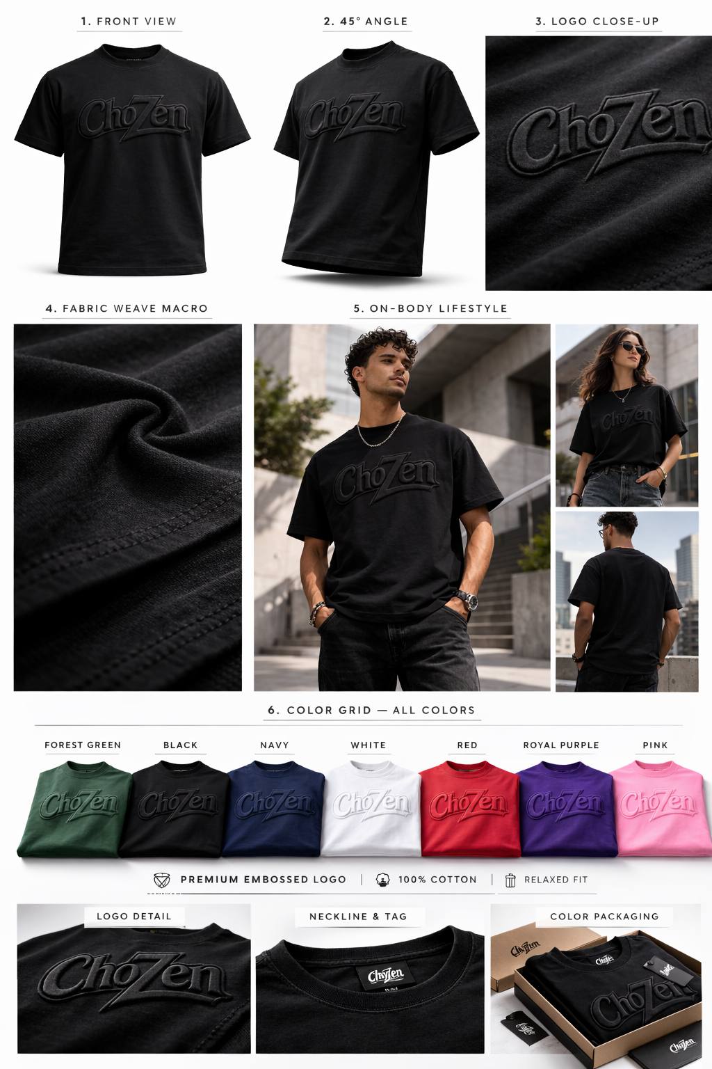 ChoZen Set Apart Embossed Tee for Her - ChoZen Unlimited