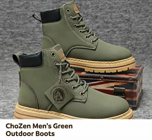 ChoZen Men’s Outdoor Ankle Boots