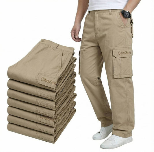 ChoZen Unlimited Men’s Classic Cotton Cargo Pants