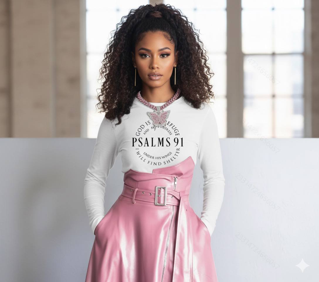 Elegant High-Waisted Faux Leather Midi Skirt with Belted Detail