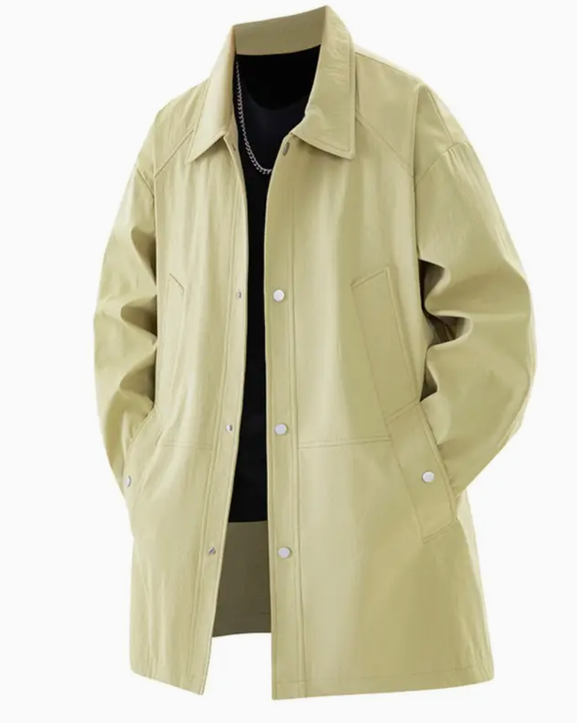 ChoZen Unlimited Men’s Plus Size Windbreaker Jacket – Heavy-Duty Full-Zip Winter Coat with Stand Collar