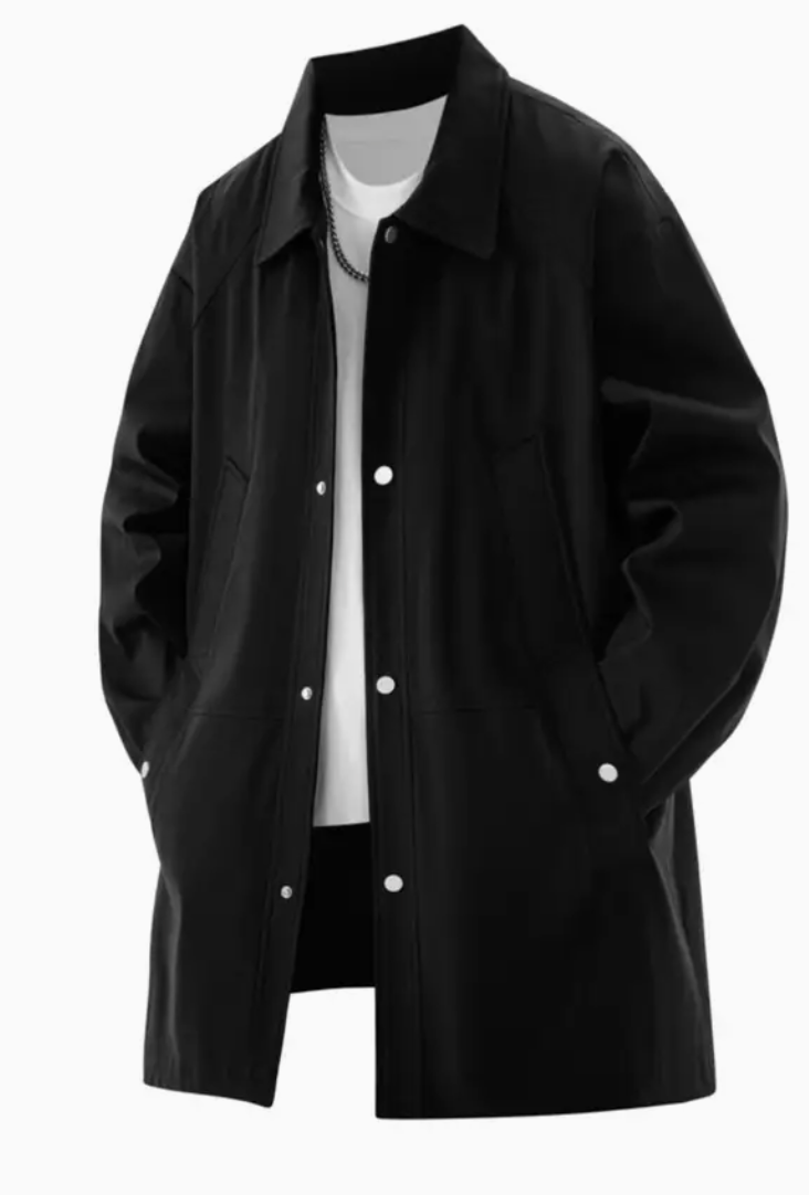 ChoZen Unlimited Men’s Plus Size Windbreaker Jacket – Heavy-Duty Full-Zip Winter Coat with Stand Collar