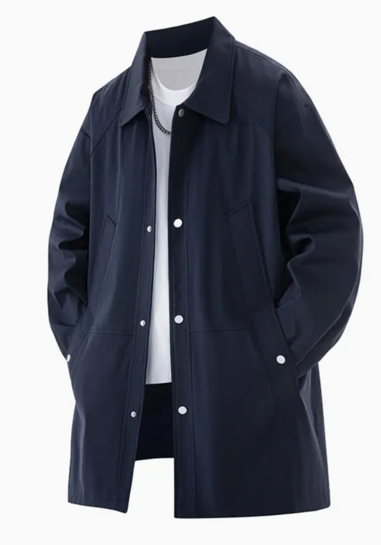 ChoZen Unlimited Men’s Plus Size Windbreaker Jacket – Heavy-Duty Full-Zip Winter Coat with Stand Collar