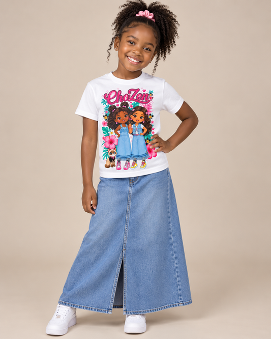 ChoZen Kids — Friendship Graphic Tee modeled