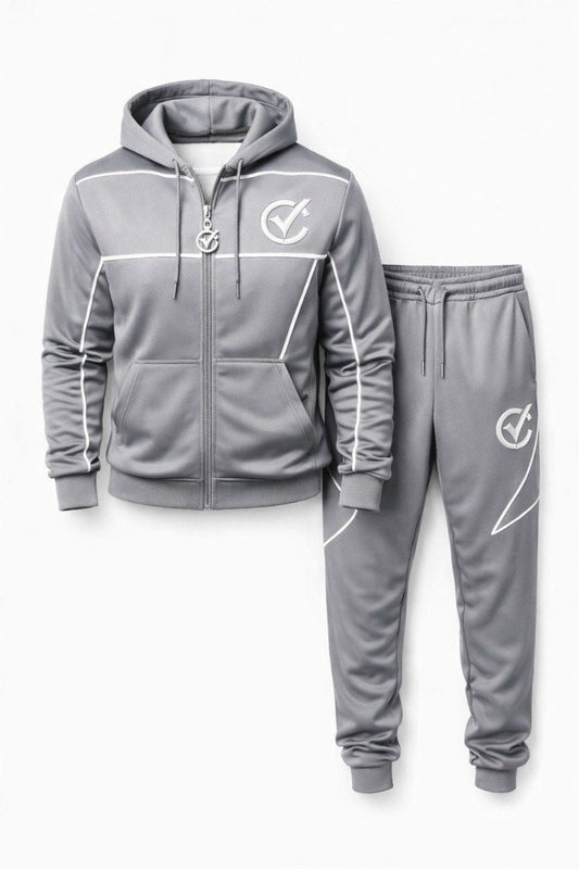 ChoZen Premium Men’s Embroidered Track Suit – Luxury Two Piece Hoodie and Jogger Set - ChoZen Unlimited