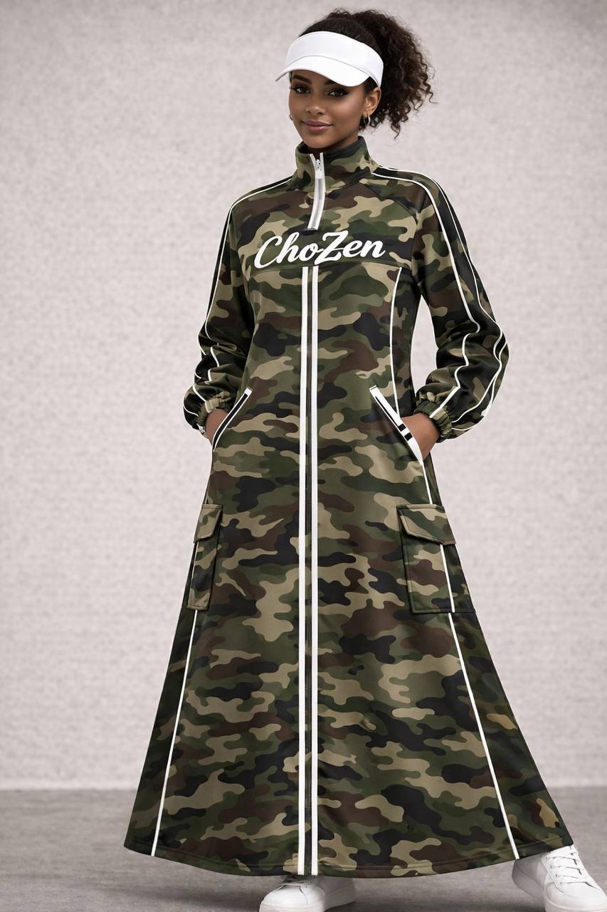 ChoZen Skyline Track Maxi Dress - ChoZen Unlimited