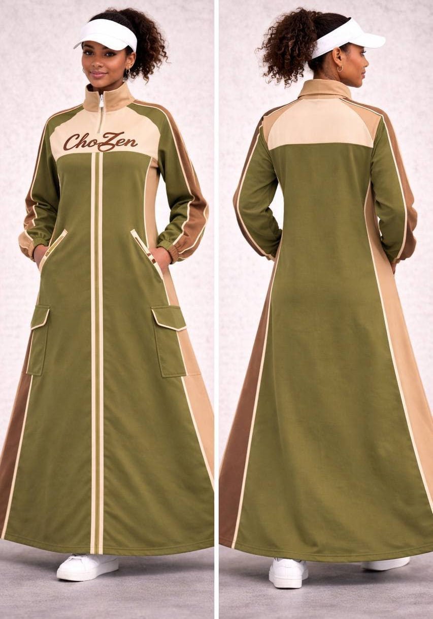 ChoZen Skyline Track Maxi Dress - ChoZen Unlimited