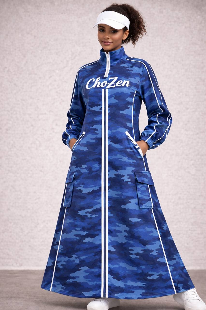 ChoZen Skyline Track Maxi Dress - ChoZen Unlimited