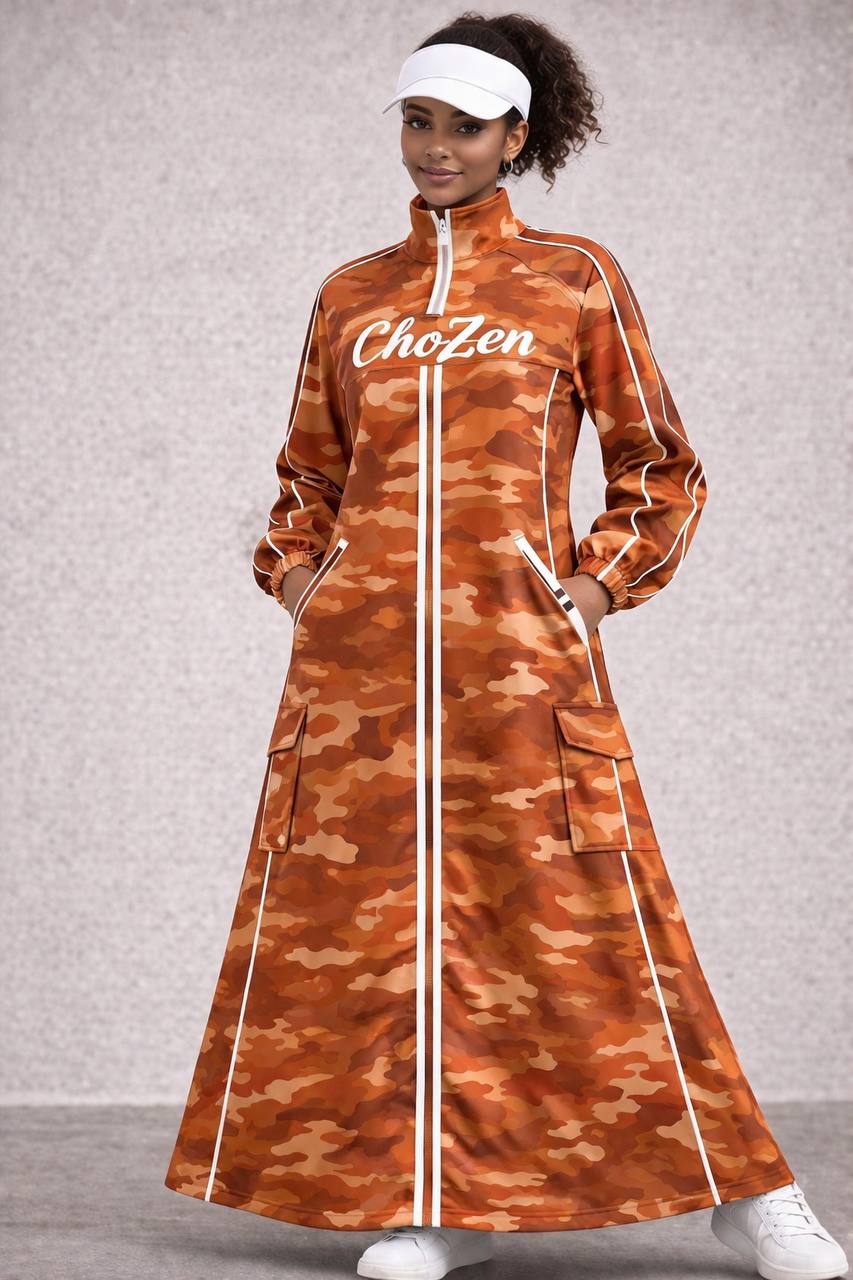 ChoZen Skyline Track Maxi Dress - ChoZen Unlimited