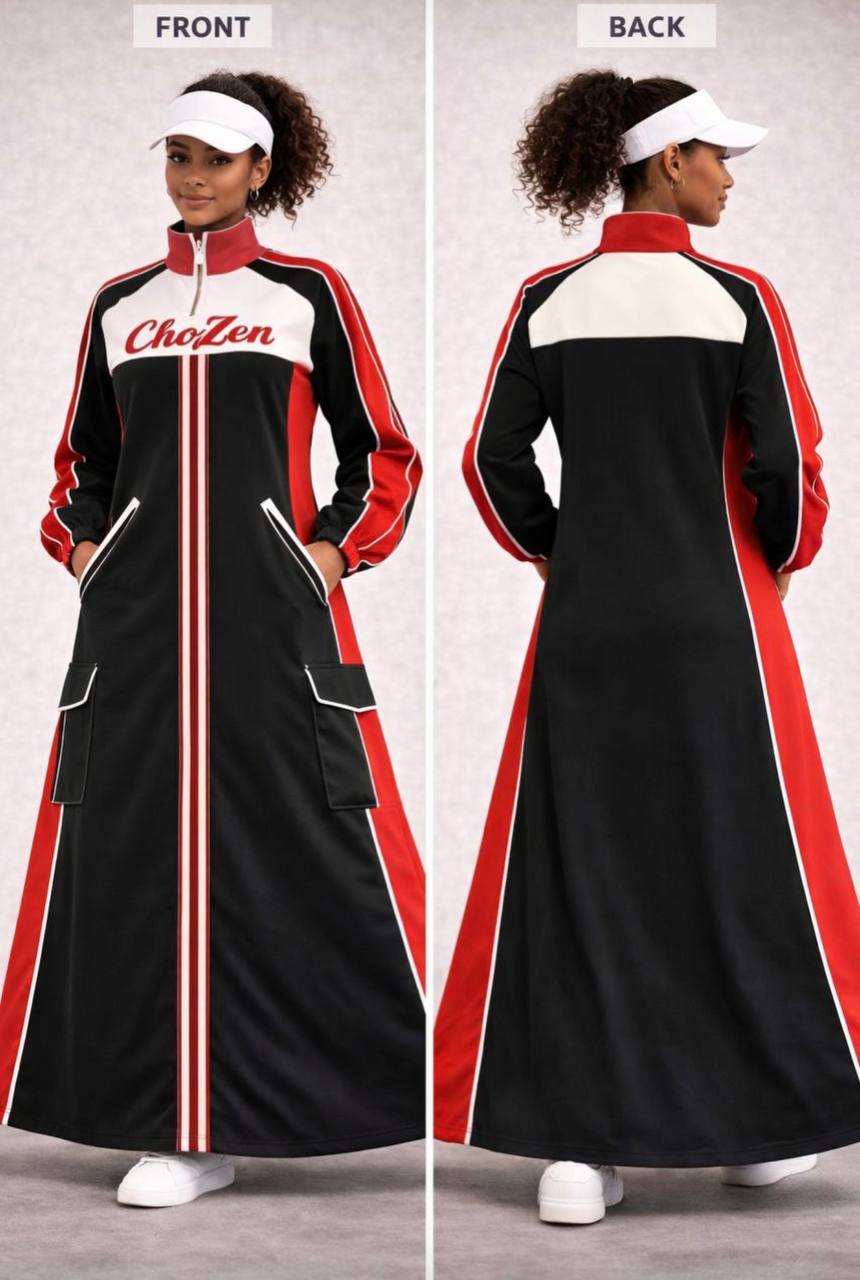 ChoZen Skyline Track Maxi Dress - ChoZen Unlimited