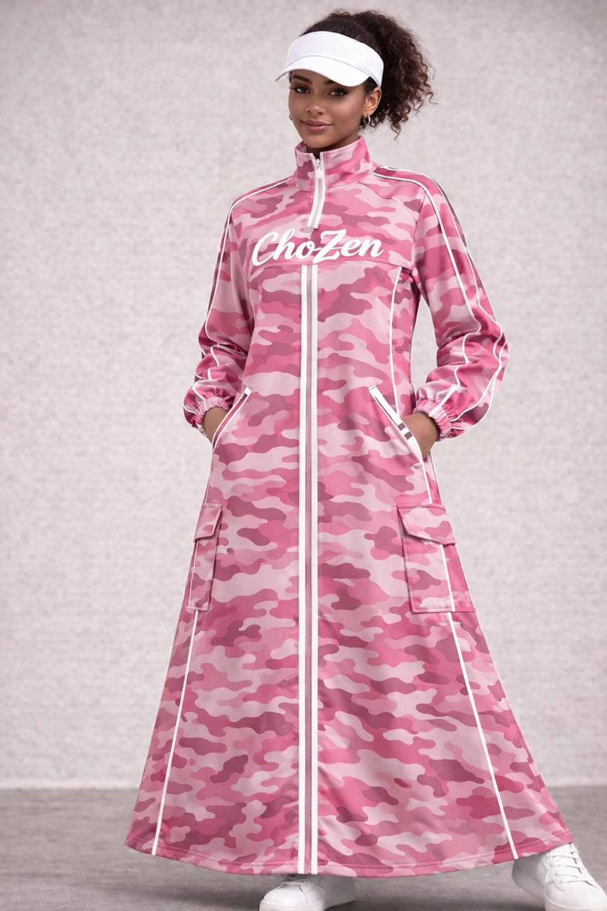 ChoZen Skyline Track Maxi Dress - ChoZen Unlimited