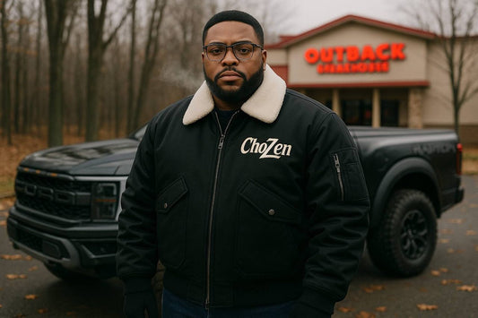 Chozen Unlimited Embroidered Winter Thick Men’s Jacket – Waterproof, Breathable & Anti-Shrink Outerwear (M–8XL)