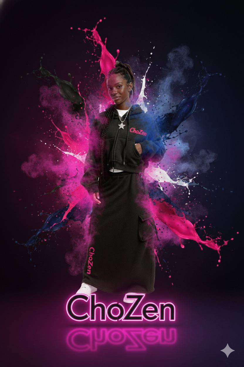 ChoZen Unlimited Women’s Hoodie & Maxi Skirt Sweat Set – Athleisure Skirt Set