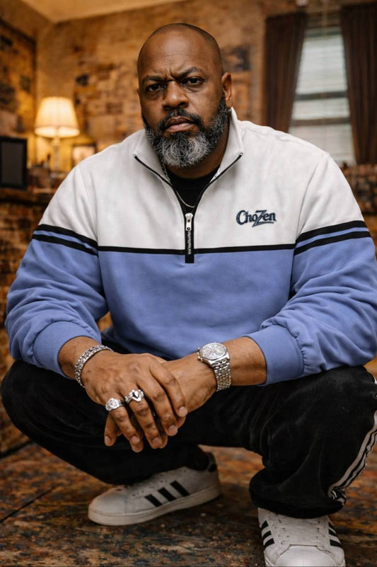 ChoZen Men’s Color-Block Quarter-Zip Pullover