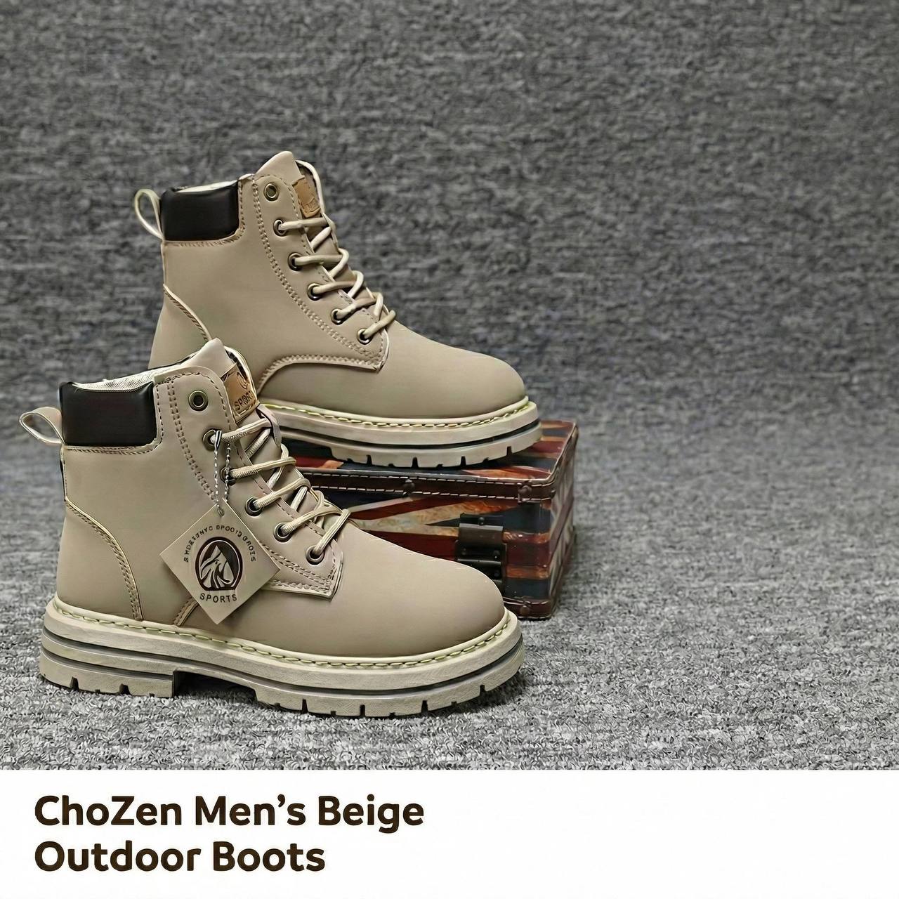 ChoZen Men’s Outdoor Ankle Boots