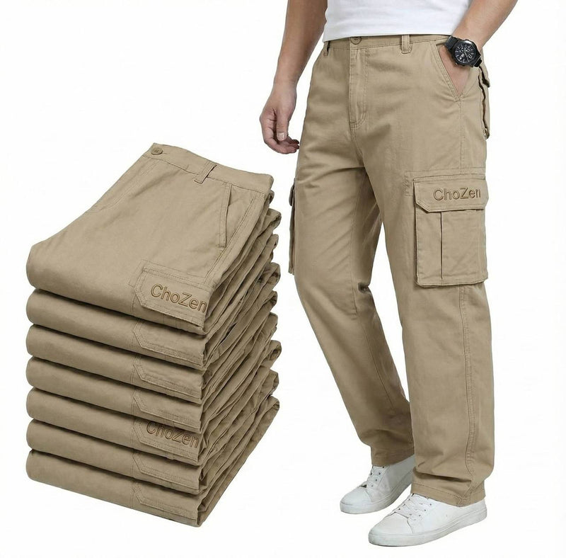ChoZen Unlimited Men’s Classic Cotton Cargo Pants