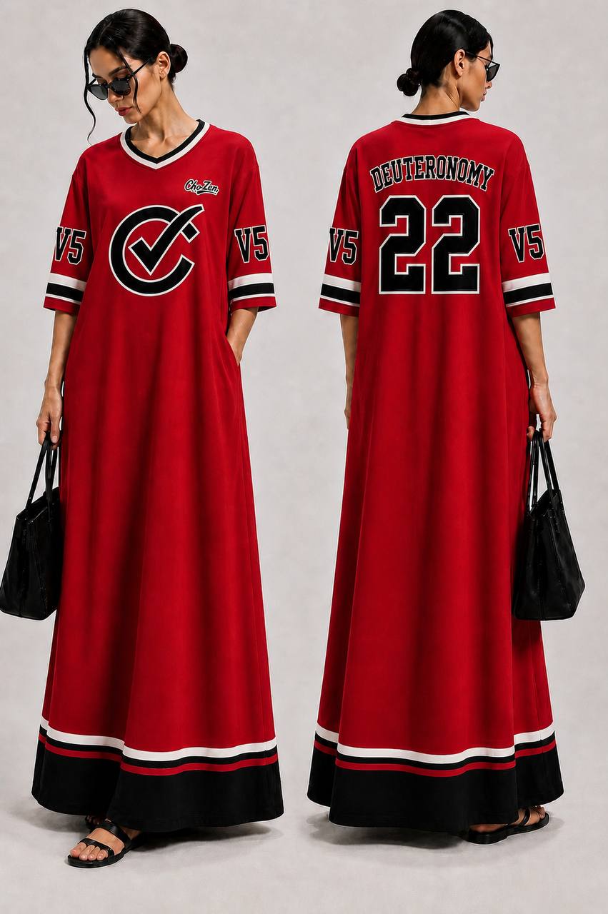 ChoZen Deuteronomy 22:5 Maxi Jersey Dress