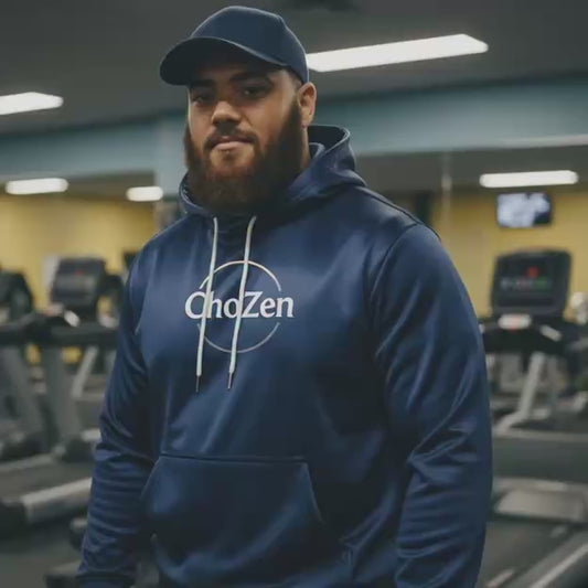 ChoZen Unlimited Men’s Glossy Hoodie & Jogger Set – Casual Streetwear Two-Piece Outfit