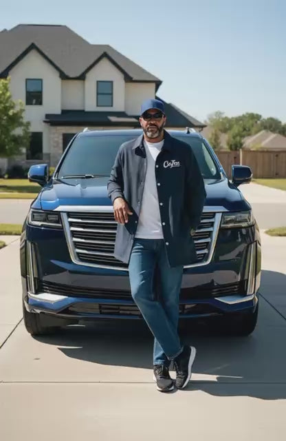 ChoZen Unlimited Men’s Plus Size Windbreaker Jacket – Heavy-Duty Full-Zip Winter Coat with Stand Collar